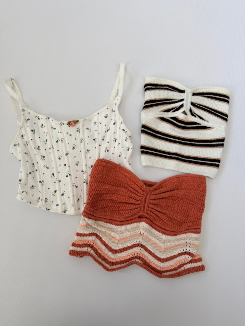 American Eagle Knitted Crop Tops XXS